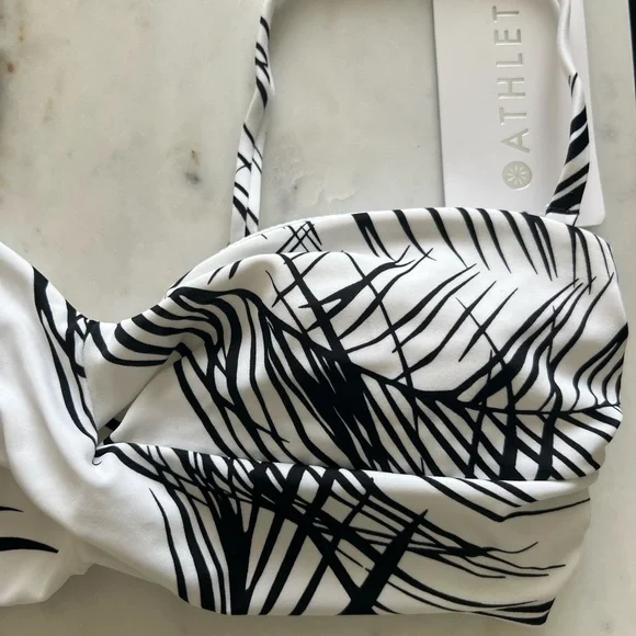 Athleta Retro Twist Bandeau Bikini Top - Picture 2 of 5